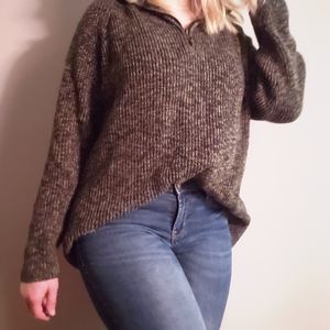 Vintage 90s Quarter Zip Sweater